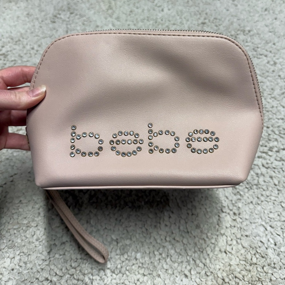 Bebe Blush Pink Cosmetic Case